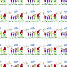 Seamless colorful vector pattern N10