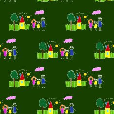 Colorful seamless pattern on blackboard N52