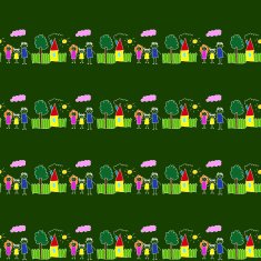 Colorful seamless pattern on blackboard N53