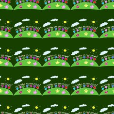 Colorful seamless pattern on blackboard N61
