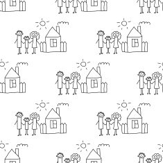 Seamless colorful vector pattern N75