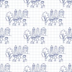 Seamless colorful vector pattern N79