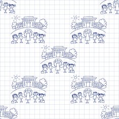 Seamless colorful vector pattern N87