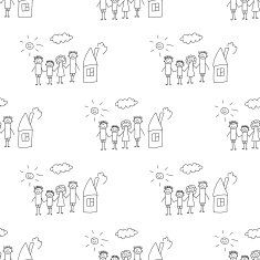 Seamless colorful vector pattern N102