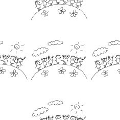 Seamless colorful vector pattern N113