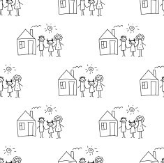 Seamless colorful vector pattern N118