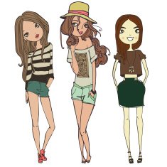 Cute Fashion Girl N2