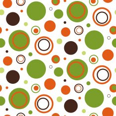 retro circles background
