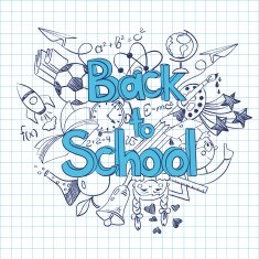 Sketch Back to School Background