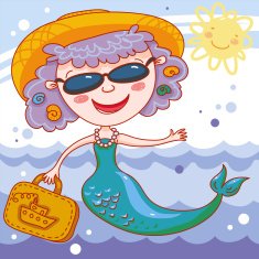 Mermaid And Suitcase