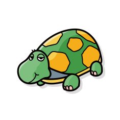 animal turtle doodle