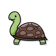 animal turtle doodle N3