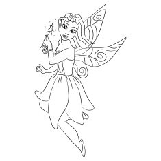 Fairy - coloring page for kids N10