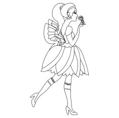 Fairy - coloring page for kids N11