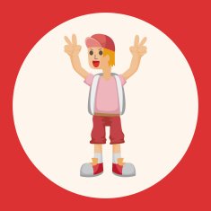boy character theme elements N8