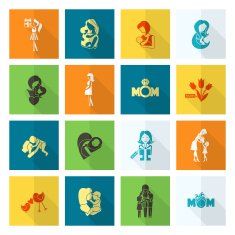 Happy Mothers Day Icons N177