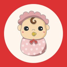person character baby theme elements N4