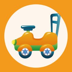 Baby walker theme elements