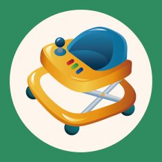 Baby walker theme elements N2