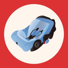 Baby Safety Seat theme elements N2