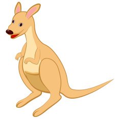 Funny Cartoon Kangaroo free image download