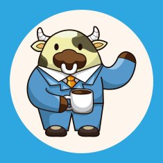 animal worker cartoon theme elements N14