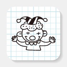 doodle clown N2