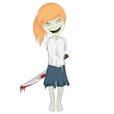 Zombie girl with surprise N2