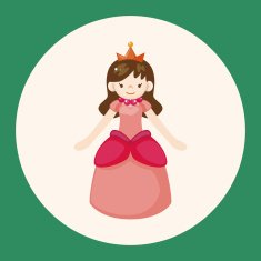 Royal theme princess elements vector eps N2
