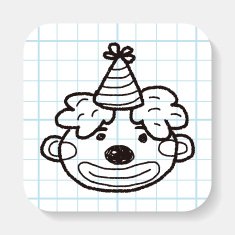 doodle clown N4
