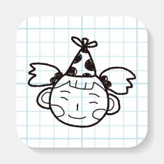 doodle birthday girl N2