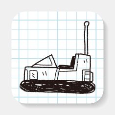 Bumper car doodle N4