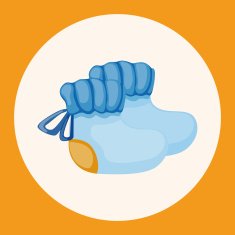 Baby clothes theme elements N8