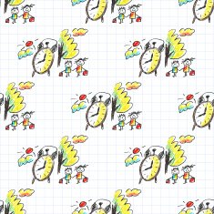 Colorful picture with happy kids N9