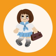 family girl character theme elements N9