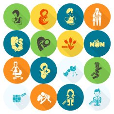 Happy Mothers Day Icons N202