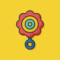 Baby Rattle Icon N11
