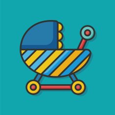 Baby carriages icon N7