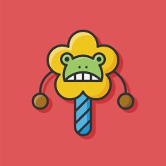Baby Rattle Icon N12