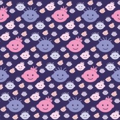 Baby faces pattern
