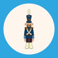 Toy Soldiers theme elements vector eps