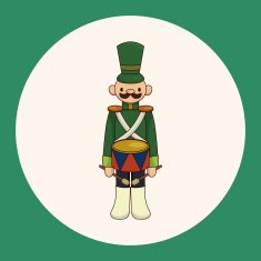 Toy Soldiers theme elements vector eps N4