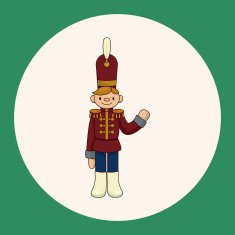 Toy Soldiers theme elements vector eps N6