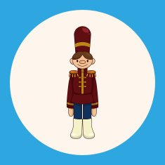Toy Soldiers theme elements vector eps N9