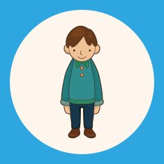 family boy character theme elements N8