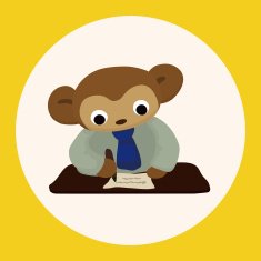 animal monkey worker cartoon theme elements N4
