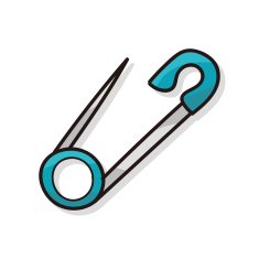 safety pin doodle