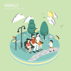 family spend time together concept N2