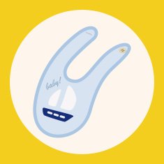Baby bib theme elements N7