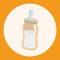 Feeding bottle theme elements N6